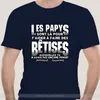 メンズTシャツles papys sont la pour aider a faire des betises auxquelles tu n avais pas encore pense