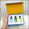 Déodorant anti-transpirant All Match par ensemble Parfum attrayant Femme 10 ml x 3 pièces Après-midi Swim Blue Box Suit Cologne Haute Qualité Fas Dhfyi