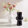 Vases Nordic Glass Flower Vase Dried Arrangement Pot Decoration Home Plant Hydroponic Terrarium Office Table Decor