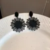 Baumelnde Ohrringe, hohle Netz-Anhänger, böhmische Tropfen für Frauen, Vintage-Ohrschmuck, Boucle Oreille Femme, ungewöhnlich