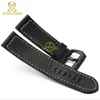 İzle Bantlar 20 22 24mm 26mm Panerai Pam111 441 Serisi Watchband Men Vintage Wrist Band Bilezik