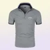 MEN039S POLOS Summer Men39S Sport Golfshirt Snel droog ademende polyesterspandex Korte mouw Topkleding Tshirsmen039S4054848