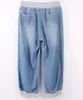 Jeans donna estivi a vita alta taglie forti denim capris pantaloni harem larghi femminili 4xl 5xl 6xl 8xl 240126