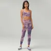 LU-09 Moda Boya Takım Çift Taraflı Fırçalı Yoga Giysileri Spor Kadınlar Sıkı Pantolon Sütyen İç Çamaşır Fitness Fash 59