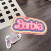 Tapijten Barbies Tapijt Bad Deurmat Voet Tapijten Regenboog Antislip Tufting Entree Mat Meisje Slaapkamer Vloer Home Decor