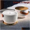 Car Air Freshener Aromatherapy Iv Per Candle Fragrance 220G Dehors Ii Neige Feuilles Dor Lle Blanche Lair Du Jardin With Sealed Gift B Dhj9C