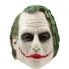 NOVA Máscara Coringa Realista Batman Palhaço Traje Máscara de Halloween Adulto Cosplay Filme Cabeça Cheia Festa de Látex Mask2725