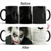 Tasses créatives le chevalier noir Clown couleur changeante tasse à café tasse Joker magique tasses en céramique lait thé Drinkware cadeau