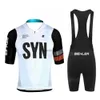 Survêtements pour hommes 2024 Biehr Jersey Jersey Set Syn Summer Vêtements Vélo UniformeMaillot Ropa Ciclismo Cuissard SportswearH2421