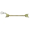Keychains Bsarai LOL Lady Of Luminosity Luxanna Crownguard Steel Legion Lux Sword Staff Toy Model Key Chain Ring