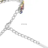Chokers Fashion Chunky Bow Tie Choker Long Tassel Crystal Colorful Bowknot Rhinestone Clavicle Chain Collar for Women Lady Jewelry Gift YQ240201
