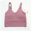 Yoga 23 Outfit Lu-20 u type back align tank tops gym cloth women women nasual regal nude sports shit