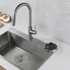 Grifos de cocina Lavadora de tazas Fregadero de agua de alta presión de acero inoxidable Lavado de verduras Lavabo Limpieza Tipo de prensa Grifo Enjuagador de vidrio