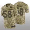 Denver''Broncos''Men 55 Bradley Chubb 30 Phillip Lindsay 58 Von Miller Custom Women Youth Salute to Service Limited Jersey