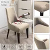 Chair Covers Water Repellent Dining Cover Stretch High Back Sloping Chairs Slipcover Seat Washable Elastic For Office Home Decor