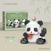 عملات لعبة العمل Mini 3D Animal Huahua Panda Building Model Micro Bricks Model Toy Toy Edual