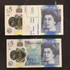 Prop Money Toys Livres britanniques GBP British 10 20 50 faux billets commémoratifs jouet pour enfants cadeaux de Noël ou film vidéo194hSH36R6X9