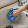 Cleaning Brushes Kitchen Cleaning Bathroom Toilet Glass Wall Bath Brush Handle Sponge Bottombathtub Ceramic Drop Delivery Home Garden Dhrbv