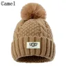 Designer Beanie Luxury Sticked Hat Ins Populära vinter unisex kashmir casual utomhushuven stickade kepsar J-18