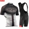 Ubrania męskie ubrania noszą lepszą tęczową drużynę Areo Cycling Jersey Short Seve Odzież Summerroad Bike SetSh2421