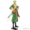 Eylem oyuncak figürleri 28cm anime tek parça ronoa zoro 3d2y büyük ayakta üç bıçak hayalet kesim pvc eylem koleksiyonu figür model dekorasyon oyuncakları hediye