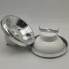 LED-lampan varm kall vit belysning Dimble AR111 Embedded Cob LED Spotlight 12W GU10 Takljus ES111 AC85-265V DC12V272F