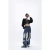 Vrouwen Jeans Blauw Design Sense Ripped Y2k Herfst Pantalones De Mujer Hip Hop Hoge Taille Rechte Losse Show Slanke broek