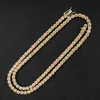 Hot Sale Moissanite Tennis Chain 925 Sterling Silver Golden Plated 3mm 4mm 1ct Red Blue Colored Moissanite Tennis Chain