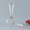 Wine Glasses 2Pcs Inlaid Diamond Crystal Champagne With Gold Rim Luxury Court Wedding Party Drinkware Sparkling Tasting Cup