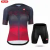 Men's TrackSuitswomens Cycling Jersey Set Summer Anti-Uv Bicyc Clothing Quick Dry Mountain Fa Bike Clothesh2421