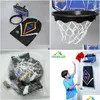 Laundry Bags Laundry Basket 2In1 Basketball Backboard Hoop Hamper With Detachable Dirty Bag For Kids Hooirty Clothes Storage Y200429 D Dhhsb