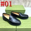 Skor G1/40Model Luxurious Mens Double Monk Strap Shoes äkta läderbrun svarta mens designerskor Slip On Wedding Men storlek 38-46 240229