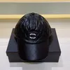 PU 가죽 볼 캡 디자이너 야구 모자 남녀 Casquett