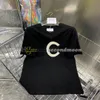 Round Neck T Shirt Women Summer Short Sleeve Tee Shiny Rhinestone T Shirts Designer Letters Tees