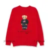 Laurens RL Designer Uomo Felpe con cappuccio Felpe Orso Polo Ralphs Pullover Peluche Cartoon a maniche lunghe Felpa con cappuccio da uomo Girocollo allentato Stampa Top Moda Ralphs 6669