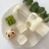 Bakgereedschap Panda Bamboe Mooncake-vorm Mid-Autumn Festival-vorm DIY Handdruk Fondant Decoraties Maancake