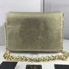 Wysokiej jakości torba crossbody worka na skórzane torby wiertnicze kobiety torebka torebka łańcuchowa torba na ramiona krążkowa Bling Messenger FLA302B