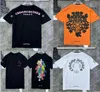 Men's T-Shirts Classics Womens t Shirts Heart High Quality Brand Crew Neck Chromes Short Sleeves Tees Ch T-shirts Sweater Casual Horseshoe Sanskrit Designers Tees