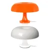Bordslampor orange dansk svamp lampa prydnad ljus för sovrum interiör belysning skrivbord säng dekoration