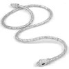 Chains Fashion Snake Necklace Women Gothic Collare Aesthetic Choker Animal Jewelry Neck Chain Bar Design Bracelet Girl