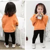 Hosen Süße Leggings Mädchen Solide Samt Hosen Herbst Winter Kinder Baumwolle Stretch Warme Baby Elastische Taille Schlank