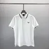 2NEW Fashion London England Polos koszule męskie projektanci koszule polo High Street Haftowanie drukowania T Shirt Men Summer Cotton Casual T-Shirtsq167