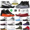 2024 Red Taxi Jumpman Chaussures de basket-ball 12 Hommes Femmes Royalties Playoffs Bleu 12s Concord University Gold Field Violet Brillant Orange Wolf Gris Entraîneur Sport Sneaker