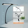 Table Lamps LED Desk Double Head Design 10 Levels Dimming 3 Colors Modes Eye Protection Lamp For Home Office (41 X 24cm)