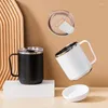 Mugs For Home Office Thermal Mug 460ml Stainless Steel Coffee Insulation Cup With Handle Portable Water Double-layer Milk