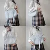 Bortkroppar Sweet Japan Style Girls Lolita JK Basic Handbags Students School Laptop Star Rivets axelväskor