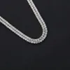 14kgold Round D-F VVS-VS Lab تم إنشاء سلسلة تنس 2.3-4.2 مم معمل مجوهرات Diamond Diamond Clow