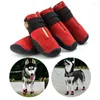 Abbigliamento per cani Scarpe per sport Montagna Indossabili Animali domestici Suole in PVC Stivali riflettenti impermeabili Perfetto Piccolo Medio Grande