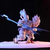 Figurines d'action Hot One Piece Anime Figure Luffy Gear 5 Sun God Nikka Lightning Scene PVC Figurines Modèle Statue Collection Modèle Jouets