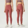 lu High Waist Yoga Leggings Pants Women Push-up Fitness Soft lululy lemenly Align Elastic Hip Lift T-shaped Sports Running Training Lady ll826 legging I4J7 VSG3